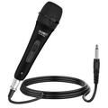 5 Core Handheld Microphone For Karaoke Singing Dynamic Cardioid Unidirectional Vocal XLR Mic, Steel in Black | 9 H x 4 W x 6 D in | Wayfair PM-222