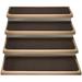 Brown 0.25 x 8 W in Stair Treads - House Home & More Stair Tread Synthetic Fiber | 0.25 H x 8 W in | Wayfair 90308