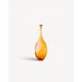 Kosta Boda Fidji Optic Glass in Orange | 17.7 H x 6.3 W x 6.3 D in | Wayfair 7460184