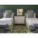 Vanguard Furniture Bonnie/Bruno Upholstered Bed Cotton in Brown | 56 H x 46 W x 83 D in | Wayfair 502BT-PF_52BSNailhead_551067_Brownstone
