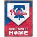 Philadelphia Phillies 13" x 20" Two-Tone Established Date Metal Sign