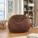 Grovelane Extra Large Bean Bag Chair & Lounger Microfiber/Microsuede/Water Resistant in Brown | Wayfair 5002BA90FB864BE2882F99A933BD9707