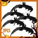 The Holiday Aisle® 5pcs Halloween Hanging Bats Indoor/Outdoor Tree Decor Tricky Silicon Party Prop, Rubber | 10.92 H x 3.9 W x 1.95 D in | Wayfair