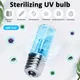 Lampe de désinfection UVC à ultraviolets ampoule E17 à ozone 254nm lampe UV germicide tue les