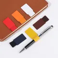 Pinces à stylo auto-adhésives multicolores boucle élastique porte-crayon en cuir ordinateur