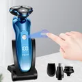 Electric Shaver Rotary Shaver Electric Razor Beard Trimmer Rechargeable Hair Cutting Shaving Machine