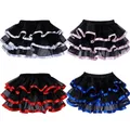 Elastic Petticoat Gothic Women Skirt Petticoat Burlesque Mesh Sexy Micro Mini Tutu Skirt Ladies