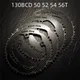 Unionjack Road bike chainring carbon 50T 52T 54T 56T 130BCD chainwheel for brompton birdy for dahon