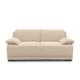 DOMO. Collection Telos 2er Boxspringsofa, Sofa mit Boxspringfederung, Zeitlose Couch mit breiten Armlehnen, 186x96x80 cm, Polstergarnitur in beige