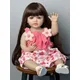 BZDOLL 55 CM Soft Silicone Reborn Baby Girl Doll Toy Lifelike 22 Inch Princess Toddler Art Bebe