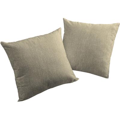 Kissenhülle WIRTH "Torbole" Gr. 3, braun (mittelbraun), B:50cm L:50cm, Polyester, Baumwolle, Obermaterial: 90% Polyester, 10% Baumwolle, Kissenbezüge Image