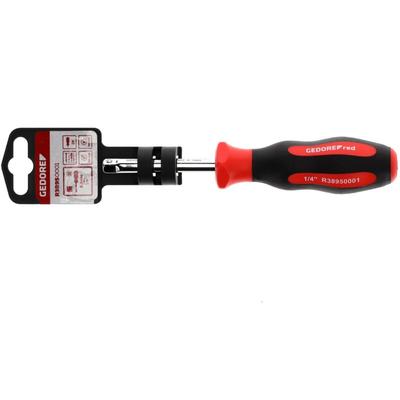 Gedore - R38950001 Vierkantsteckgriff 1/4' 62mm 2K-Griff Image