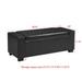 Ottoman Faux SmoothLeather Upholstery Storage Bench For Entryway Bedroom