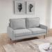 Modern Craftsmanship Sofa,Upholstered Velvet Sofa Couch, With 3-Seater Cushions & Track Square Armrest