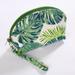 Haykey Makeup Bag Tropical Canvas Cosmetic Bags Travel Toiletries Storage Pouch Clutch Purse For Women