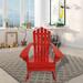 Outdoor Reclining Wooden Rocking Adirondack Chair