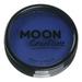 Pro Face & Body Paint Cake Pots by Moon Creations - Dark Blue - Professional Water Based Face Paint Makeup for Adults Kids - 1.26oz