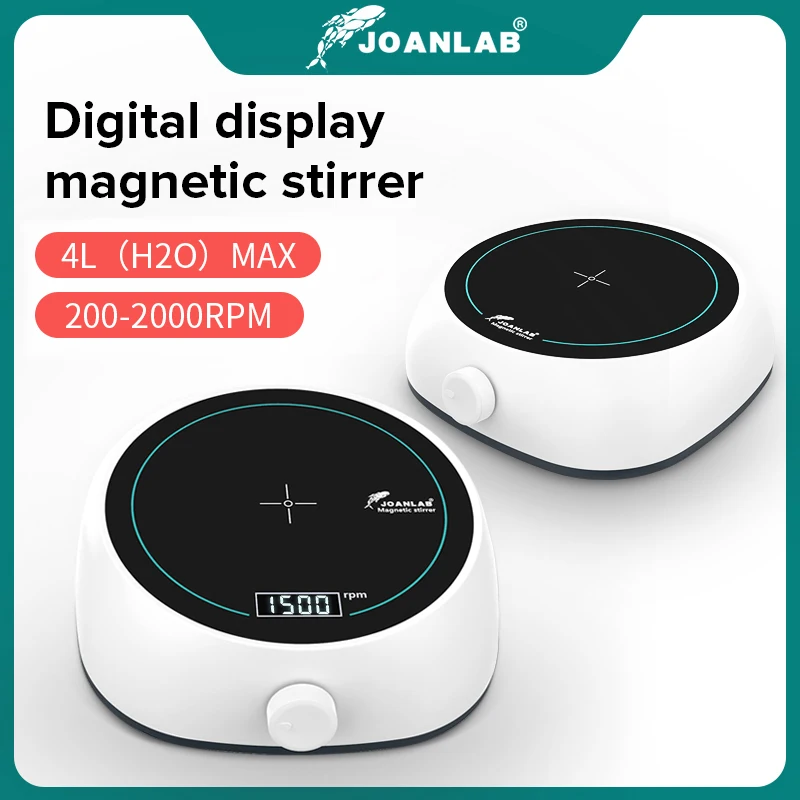 JOANLAB Official Store Digitalanzeige Magnetrührer Laborausrüstung Magnetrührer Magnetmischer 110 V - 220 V mit Rührstab Image