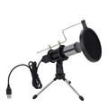 Condenser Microphone Usb Microphone Usb Microphone Set USB Plug Condenser Microphone With Tripod Stand For Game Chat Studio Recording Computer