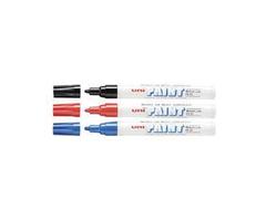 Sanford Uni-Paint Markers, Medium Point, Blue, Pack Of 12