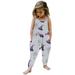 Toddler Kids Boys Girls Halloween Cute Rompers Fashion Funny Cat Graphic Printed Suspenders JumpsuitPurple qILAKOG 2 Years