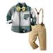 TOWED22 Kids Boys Suit Little Gentleman Outfit Toddler Boys Long Sleeve Shirt Tops And Pants Vest Coats 3PCS (AG 2-3 Y)