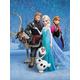 Disney Frozen Group 60x80cm Canvas Print, Poly MDF Frame, Multi-Colour, 60 x 80 cm