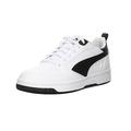 Puma Unisex Adults Rebound V6 Low Sneakers, Puma White-Puma Black-Puma Black, 9.5 UK