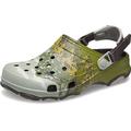 Crocs unisex-adult Classic All Terrain Graphic Clogs, Hiking Sandals, Multi/Espresso, 9 UK Men / 11 UK Women