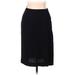 Dolce & Gabbana Wool Skirt: Black Solid Bottoms - Women's Size 42