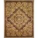 Brown/Yellow 144 x 108 x 0.38 in Area Rug - Safavieh Florence Oriental Hand-Knotted Area Rug in Yellow/Brown | 144 H x 108 W x 0.38 D in | Wayfair