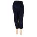 Oh Baby By Motherhood Casual Pants - Super Low Rise: Blue Bottoms - Women's Size Medium Maternity