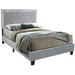 House of Hampton® Ellerd Solid Wood Low Profile Platform Bed Wood in Gray | 48 H x 63 W x 85 D in | Wayfair EC7227536D634E3885EEFD0164AA87C3