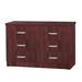 Latitude Run® 6 Drawer 48" W Solid Wood Double Dresser Wood in Brown | 31 H x 48 W x 16 D in | Wayfair A429AD9981D746E8AF34D57F01355530