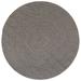 Gray 72 x 72 x 0.01 in Indoor/Outdoor Area Rug - Rosecliff Heights Avriel Indoor/Outdoor Hand-woven Made Area Rug Grey | Wayfair