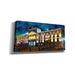 Winston Porter Mexico City Palace of Mines Night by Pedro Gavidia - Wrapped Canvas Print Metal in Blue | 20 H x 40 W x 1.5 D in | Wayfair