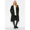 Lts Tall Black Belted Coat 28 Lts | Tall Women's Coats