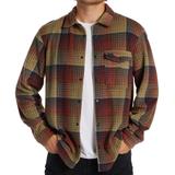 Billabong Men's Furnace Flannel (Size XL) Gravel, Polyester