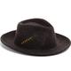 Women's Grey Hand Embroidery Felt Fedora Hat Extra Small Justine Hats