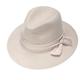 Women's White Ivory Felt Fedora Hat 56Cm Justine Hats