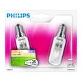 Philips E14 28W Warm White Halogen Dimmable Cooker Hood Light Bulb, Pack Of 2