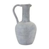 Distressed Pitcher Decorative Vase - 12" - Gray