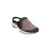 Wide Width Women's The Take Knit Eco Slip On Mule by Easy Spirit in Black Multi (Size 8 W)