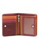 mywalit Leather Medium Wallet With Zip Around Purse 231 Berry Blast