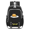 WANHONGYUE Gudetama Anime Rucksack Schoolbag Laptop Backpack with USB Charging Port and Headphone Jack /2