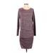 Athleta Active Dress - Sweater Dress: Pink Marled Activewear - Women's Size X-Small