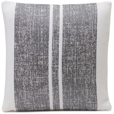 Kissenhülle GÖZZE "Java" Gr. 1, grau (anthrazit, weiß), B:40cm L:40cm, Polyester, Obermaterial: 65% Polyacryl, 35% Polypropylen, Kissenbezüge Image