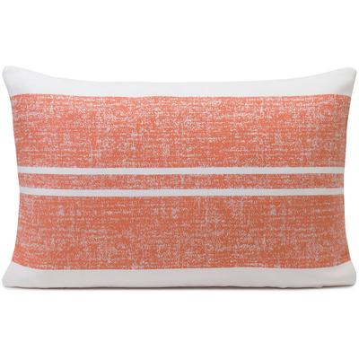 Kissenhülle GÖZZE "Java" Gr. 2, orange (apricot, weiß), B:50cm L:50cm, Polyester, Obermaterial: 65% Polyacryl, 35% Polypropylen, Kissenbezüge Image