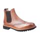 Cotswold Mens Siddington Commando Elasticated Leather Dress Boot (Brown) - Size UK 11