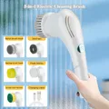 5 In 1 Electric Household Cleaning Brush Window Kitchen Bathroom Cleaning Multifunctional Brush With